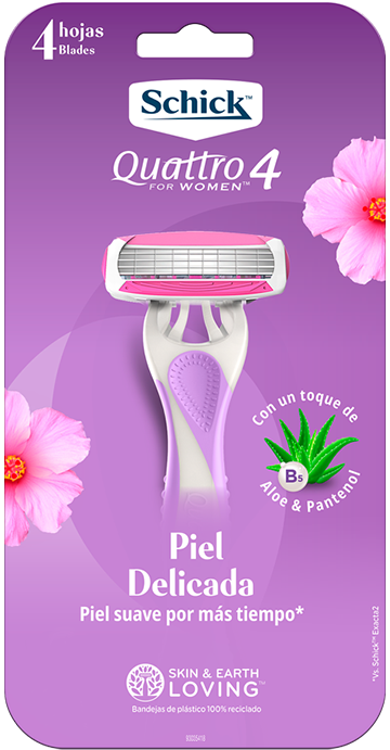 Schick Quattro for women Piel Delicada