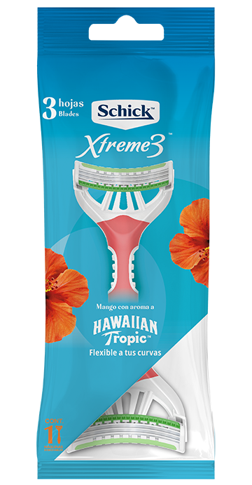 Cuchilla Xtreme3 de adapta a tu piel para afeitar