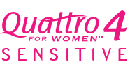 Quattro For Women Sensitive para una depilación sin preocupación