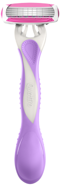 Disfruta de la vitamina E que trae la cuchilla de afeitar Quattro For Women