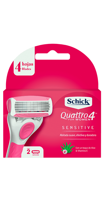Schick Mujer Quattro For Women Sensitive