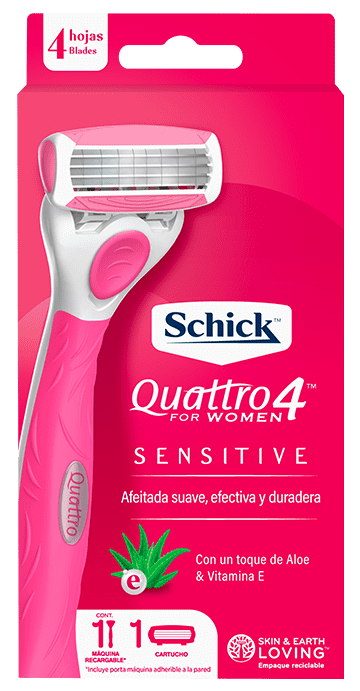 Schick Mujer Quattro For Women Sensitive