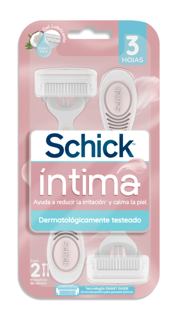 SCHICK INTIMA Empaque Frontal