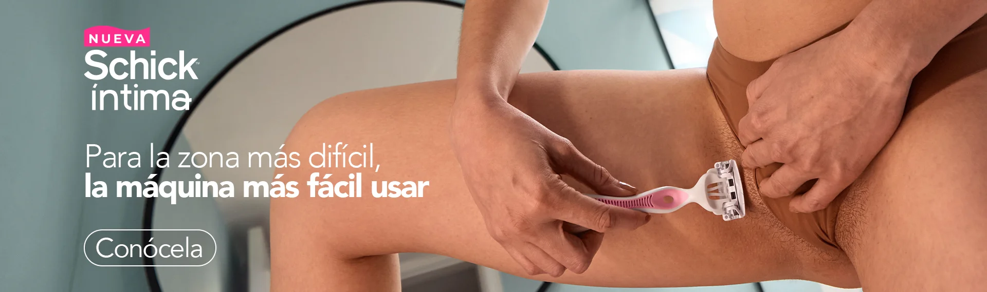 Conoce la nueva Schick íntima, la más fácil de usar